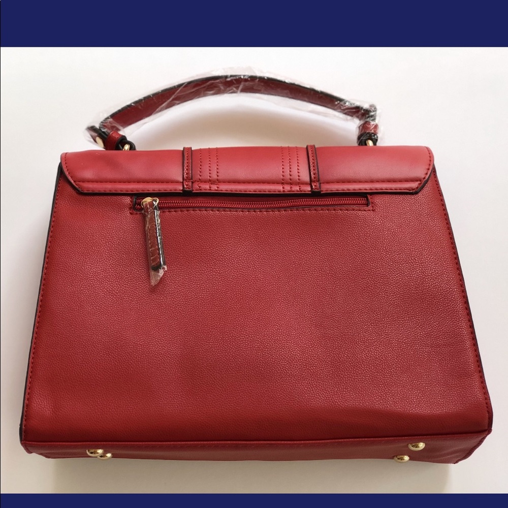 ‘Impulse’ Red Fold Over Handbag Purse - Picture 3 of 8